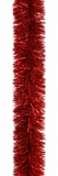 Red Fine and Mixed-Cut Christmas Tinsel – 2m
