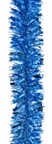 Sapphire Blue Fine and Mixed-Cut Christmas Tinsel – 2m