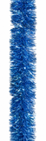 Sapphire Blue Fine and Mixed-Cut Christmas Tinsel – 2m