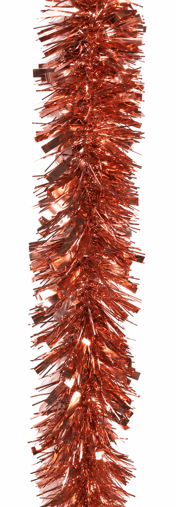 Rose Gold Fine and Mixed-Cut Christmas Tinsel – 2m