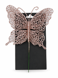 Glitter Butterfly Christmas Pick