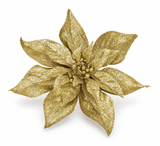 Glitter Poinsettia Clip – 24cm