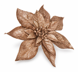 Glitter Poinsettia Clip – 24cm