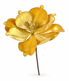 Velvet Glitter Magnolia Stem