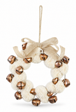 Pom-Pom and Jingle Bell Christmas Wreath