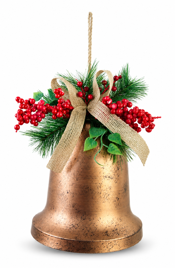 Antique-Style Christmas Bell – 15cm