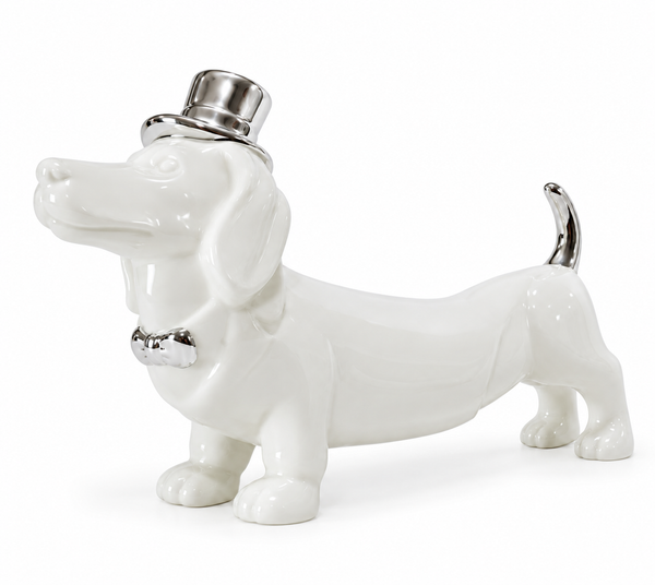 Ceramic Dachshund with Top Hat