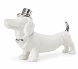 Ceramic Dachshund with Top Hat