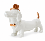Ceramic Dachshund with Top Hat