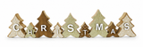 Wooden Christmas Tree Table Sign – 40 cm
