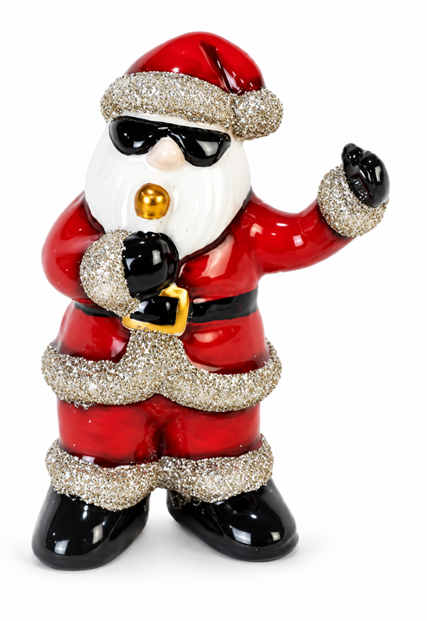 Musician Santa Decoration – 9cm