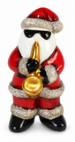 Musician Santa Decoration – 9cm