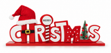Christmas Table Sign with Santa Hat