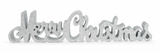 Glitter Merry Christmas Script Table Sign