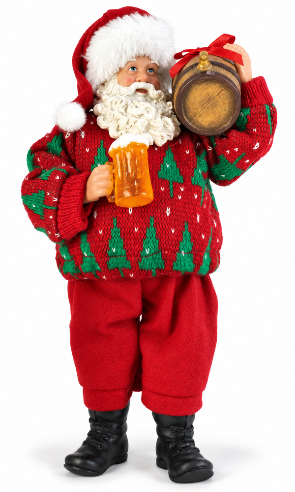 Collectible Santa on the Beers – 27cm
