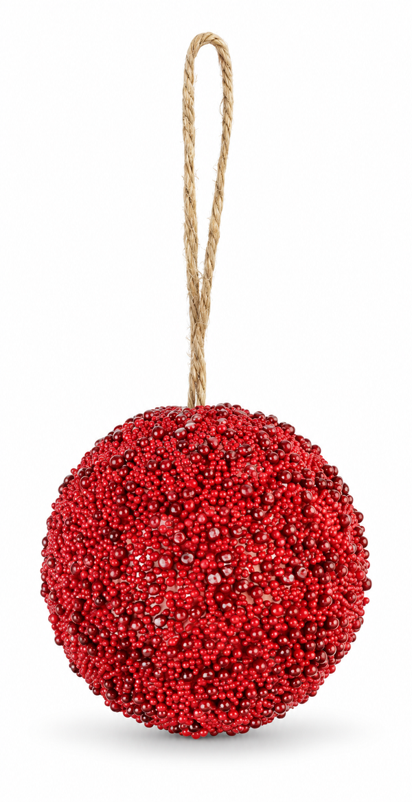 Mini Red Berry Christmas Bauble 10 cm