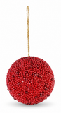 Mini Red Berry Christmas Bauble 10 cm