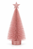 Glitter Christmas Tree with Star 25 cm