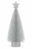 Glitter Christmas Tree with Star 25 cm