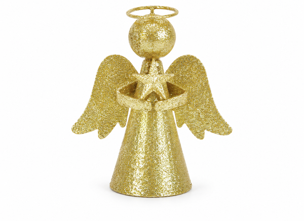 Glitter Metal Angel – 16cm