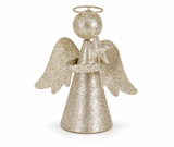 Glitter Metal Angel – 16cm