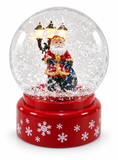LED Musical Snowing Santa Globe – 18 cm