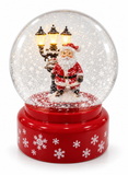 LED Musical Snowing Santa Globe – 18 cm