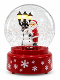 LED Musical Snowing Santa Globe – 18 cm