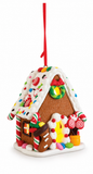Light-Up Gingerbread Candy House Decoration