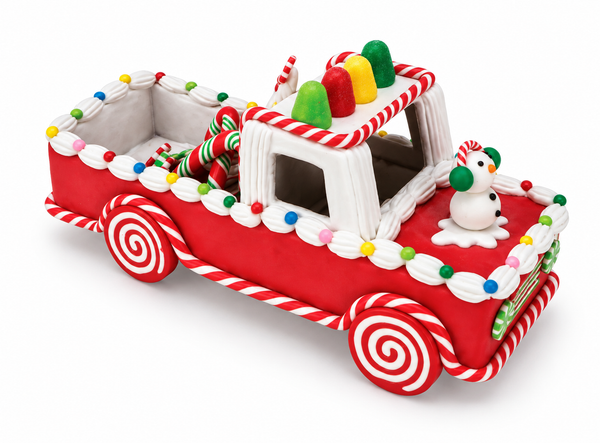 Light-Up Gingerbread Candy Car