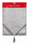Christmas Table Runner with Metallic Edging