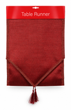 Christmas Table Runner with Metallic Edging