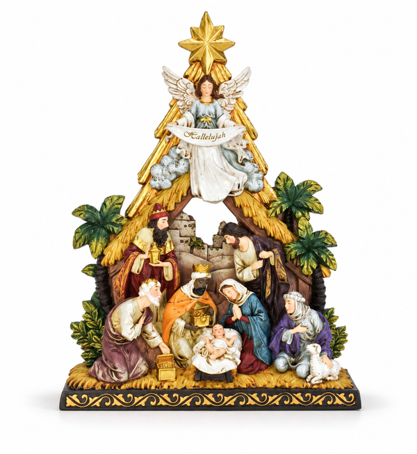 Hallelujah Nativity Scene – 26cm