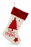 Deluxe Canvas Christmas Stocking - 53 cm