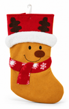 Cute Felt Christmas Stocking - 46 cm