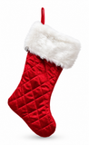 Deluxe Red Christmas Stocking with Bells