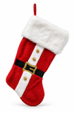 Deluxe Red Christmas Stocking with Bells