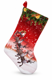 Traditional Printed Christmas Stocking - 50 cm