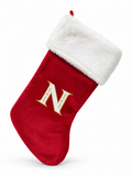 Embroidered Initial Christmas Stocking - 52 cm