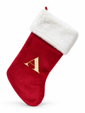 Embroidered Initial Christmas Stocking - 52 cm