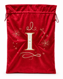 Embroidered Initial Christmas Gift Sack - 70 x 50 cm