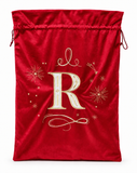 Embroidered Initial Christmas Gift Sack - 70 x 50 cm