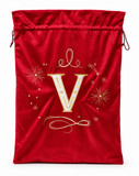 Embroidered Initial Christmas Gift Sack - 70 x 50 cm