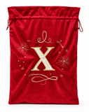 Embroidered Initial Christmas Gift Sack - 70 x 50 cm