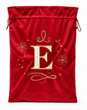 Embroidered Initial Christmas Gift Sack - 70 x 50 cm