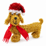 Christmas Tinsel Dog & Reindeer Decoration