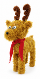 Christmas Tinsel Dog & Reindeer Decoration