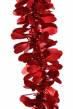 Matte Red Christmas Tinsel – 2m