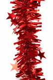 Matte Red Christmas Tinsel – 2m