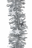 Matte Silver Christmas Tinsel – 2m